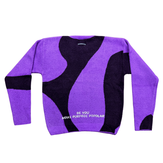 Purple Mohair Sweater